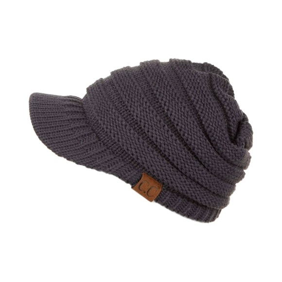 C.C Accessories - Messy Bun Beanie Hat​